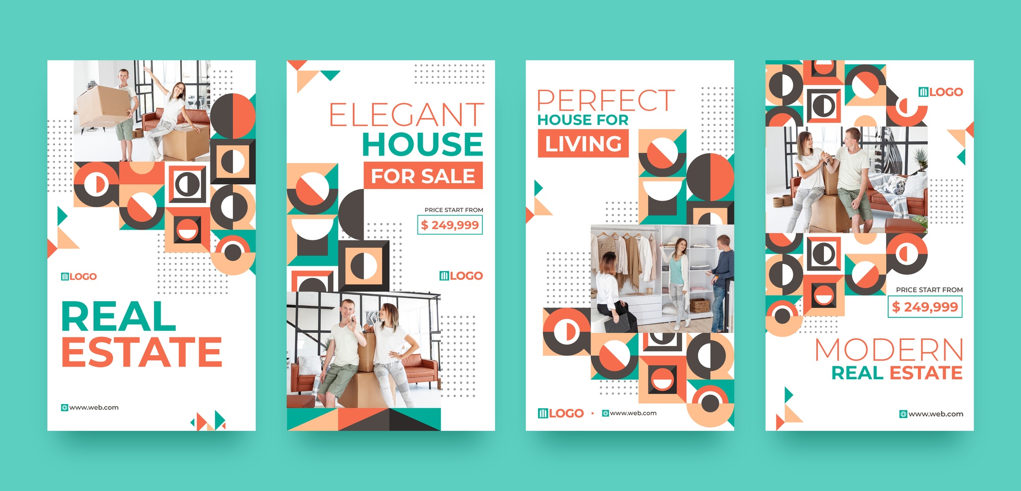 Colaj stil editorial cu elemente de marketing pentru listare